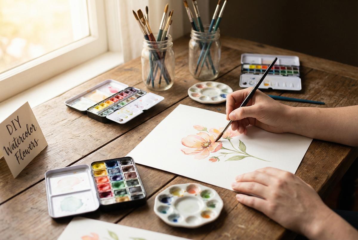 蘑菇视频-零基础水彩入门视频教程